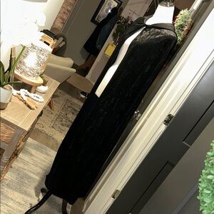Elegant costume hooded Black Velvet Cape worn once